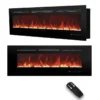 Electric Fireplace, 50-Inch, Wall, 120V