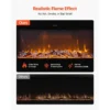 Electric Fireplace, 50-Inch, Wall, 1500W - view 2