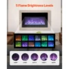 Electric Fireplace, 50-Inch, Wall, 1500W - view 3