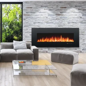 Electric Fireplace, 50", Wall