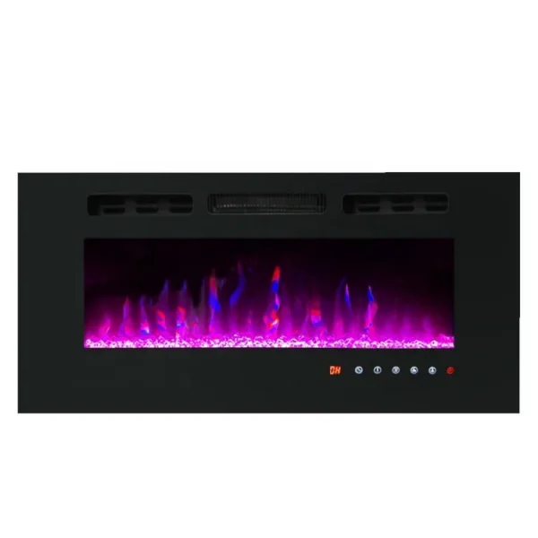 Electric Fireplace, 50", Wall - view 2