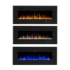 Electric Fireplace, 50", Wall - view 2
