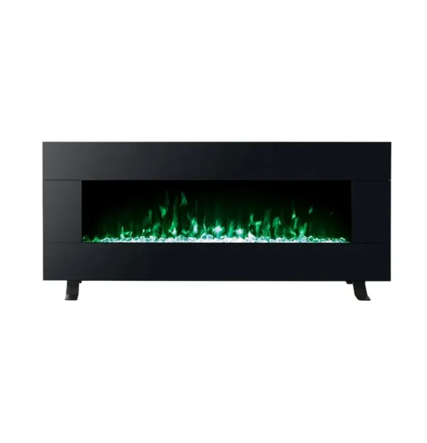 Electric Fireplace, 50", Wall - view 3