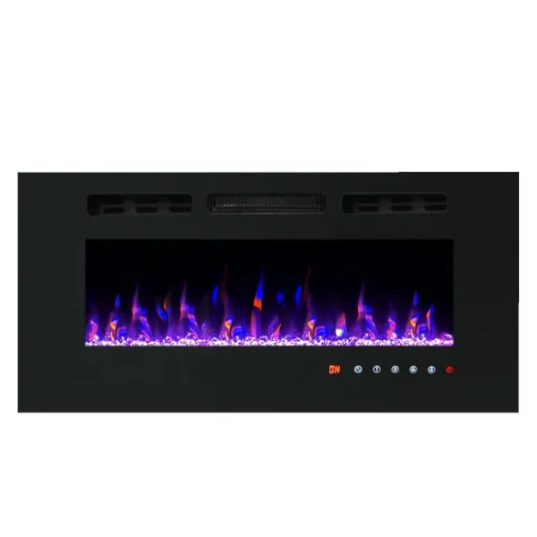 Electric Fireplace, 50", Wall - view 6