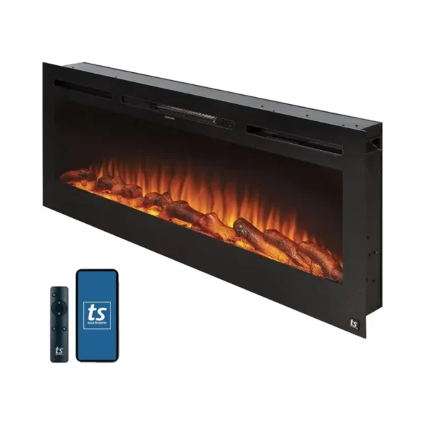 Electric Fireplace, 50", Wall, 500W