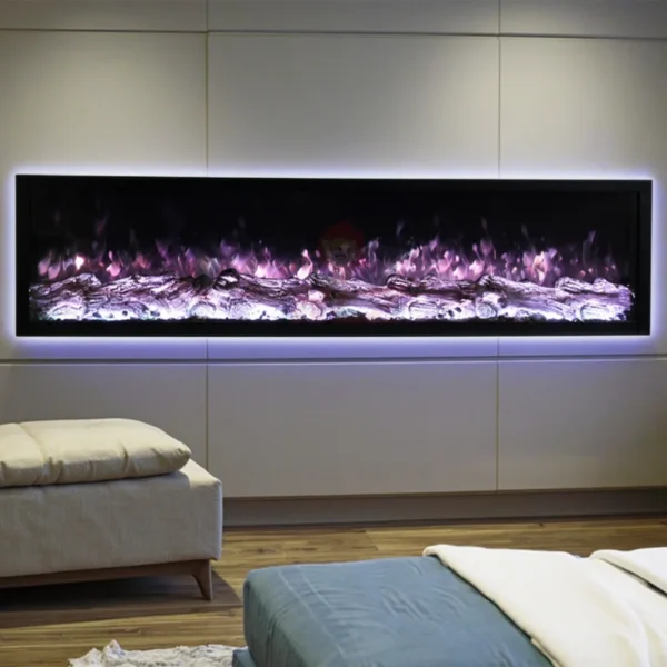 Electric Fireplace, 500mm, Wall - view 2