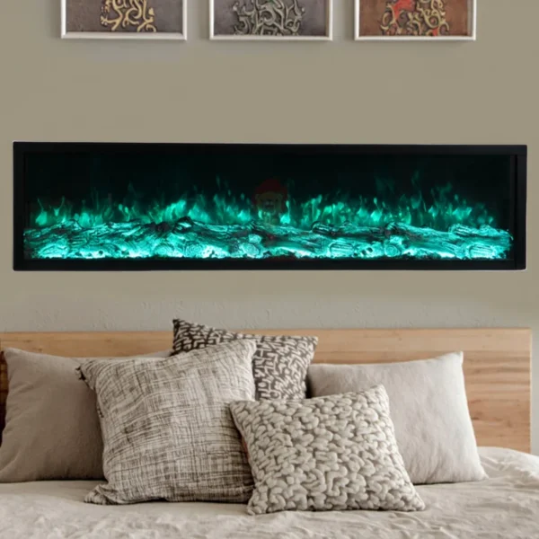 Electric Fireplace, 500mm, Wall - view 4