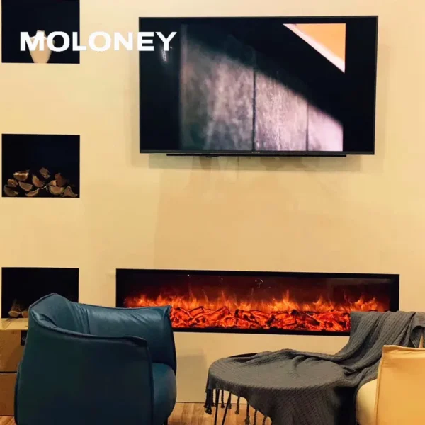 Electric Fireplace, 50inch, wall