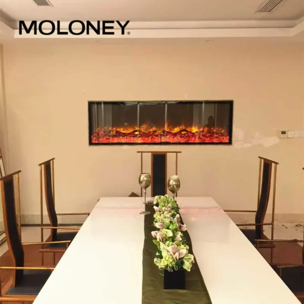 Electric Fireplace, 50inch, wall - view 2