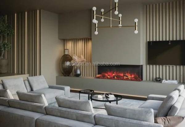 Electric Fireplace, 5D, LED - view 2