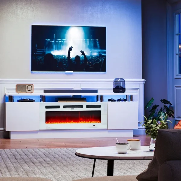 Electric Fireplace, 70'', 80'' - view 2