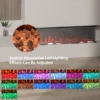 Electric Fireplace, 70-Inch, 3-Sided - view 2