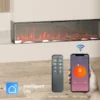 Electric Fireplace, 70-Inch, 3-Sided - view 5