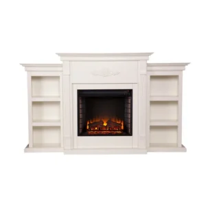 Electric Fireplace, 70-inch, Wooden