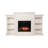 Electric Fireplace, 70-inch, Wooden - view 4