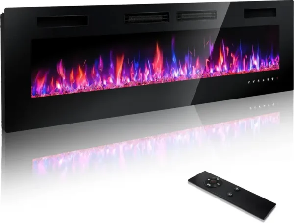 Electric Fireplace, 72", 3.2"