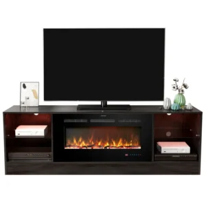 Electric Fireplace, 72", 36", LED