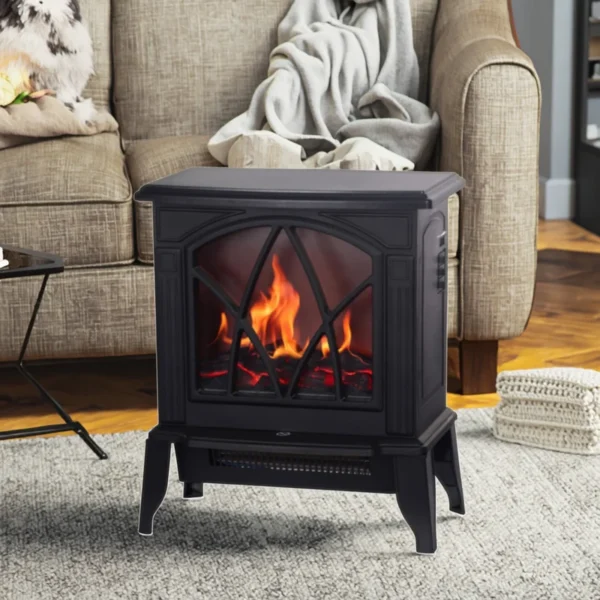 Electric Fireplace, 750/1500W, 3D - view 2