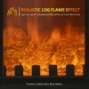 Electric Fireplace, 750W/1500W, 3-Sided, LED - view 4