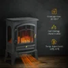 Electric Fireplace, 750W/1500W, 3-Sided, LED - view 6