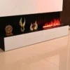 Electric Fireplace, 80, Metal