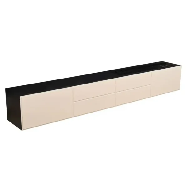 Electric Fireplace, 80, Metal - view 2