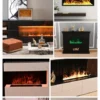 Electric Fireplace, 80, Metal - view 3