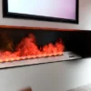 Electric Fireplace, 800-2000mm, 3D, Steel - view 2