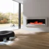 Electric Fireplace, 800-2000mm, 3D, Steel - view 4