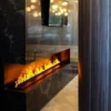 Electric Fireplace, 800-2000mm, 3D, Steel - view 5