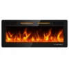 Electric Fireplace, 8cm, 12-Color, Wall