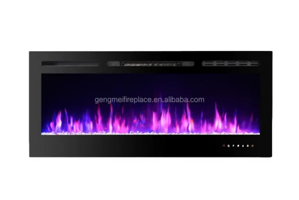 Electric Fireplace, 9-colour, 750W - view 4