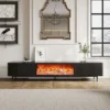 Electric Fireplace, AJUNION, MDF, LED