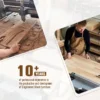 Electric Fireplace, AJUNION, MDF, LED - view 2