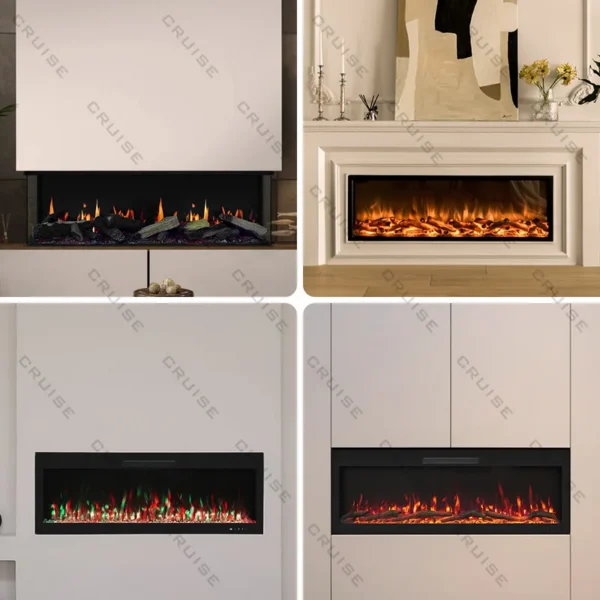 Electric Fireplace, CRUISE, 1070mm, LED - view 4
