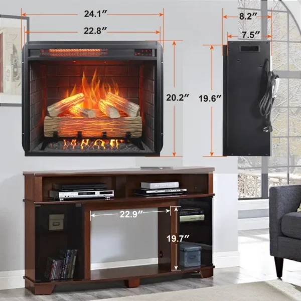 Electric Fireplace, D0100X327MT - view 2