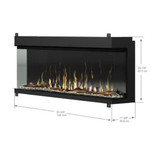 Electric Fireplace, ETL, LED