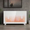 Electric Fireplace, LED, 1000W, Glass