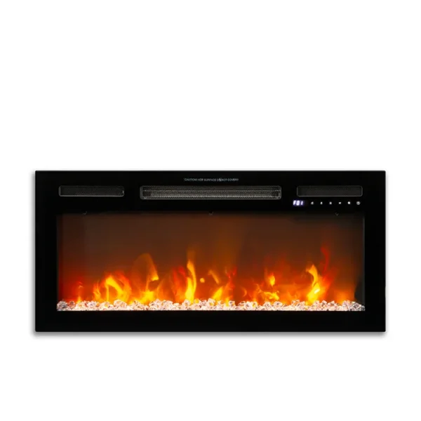 Electric Fireplace, LED, 1500 W, Metal - view 3
