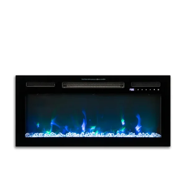 Electric Fireplace, LED, 1500 W, Metal - view 4