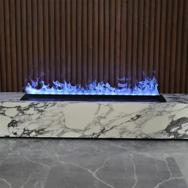Electric Fireplace, LED, 180W, Metal - view 3