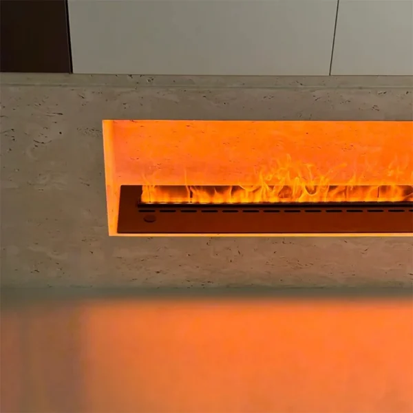 Electric Fireplace, LED, 180W, Metal - view 6