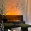 Electric Fireplace, LED, 200W, CR steel - view 5