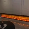 Electric Fireplace, LED, 500-1500W, Glass - view 2