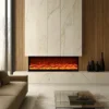 Electric Fireplace, LED, 500-1500W, Glass - view 5