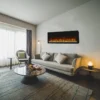 Electric Fireplace, LED, Steel - view 3