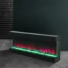 Electric Fireplace, LED, Steel - view 4