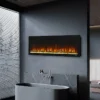Electric Fireplace, LED, Steel - view 5