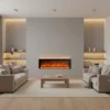 Electric Fireplace, LED, Wall