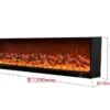 Electric Fireplace, LED, Wall - view 3
